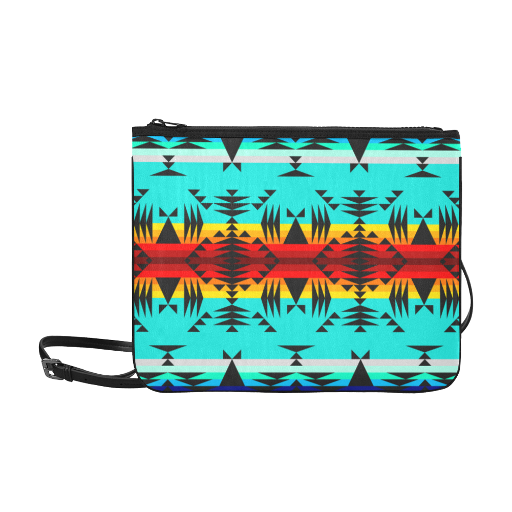 Between the Mountains Slim Clutch