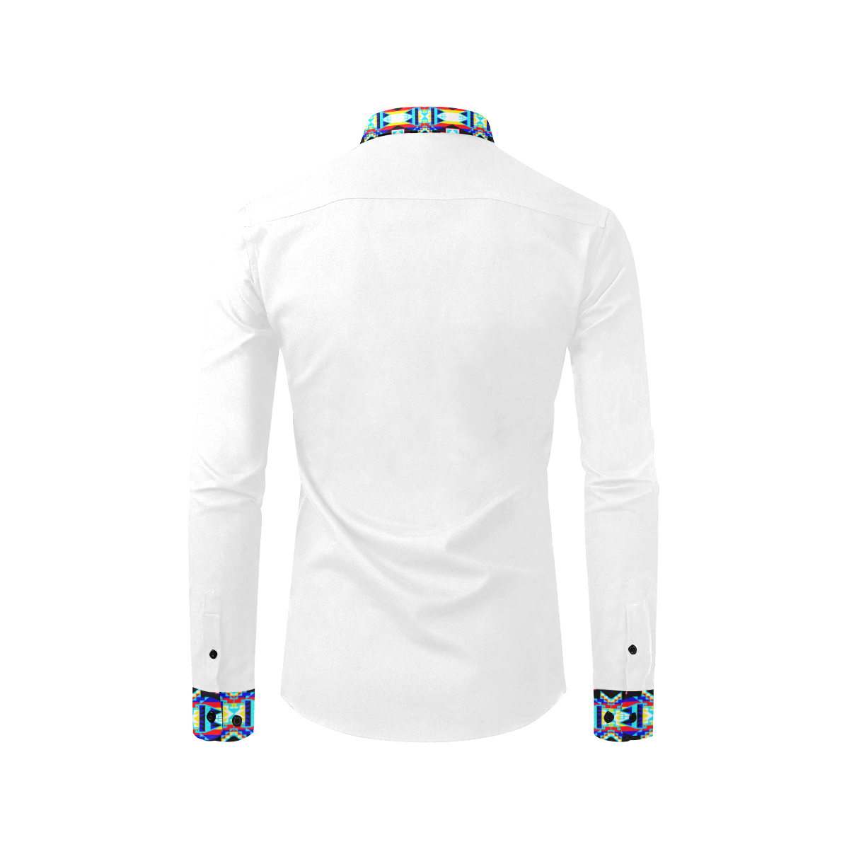 Blanket Strip White II Men's Casual Dress Shirt