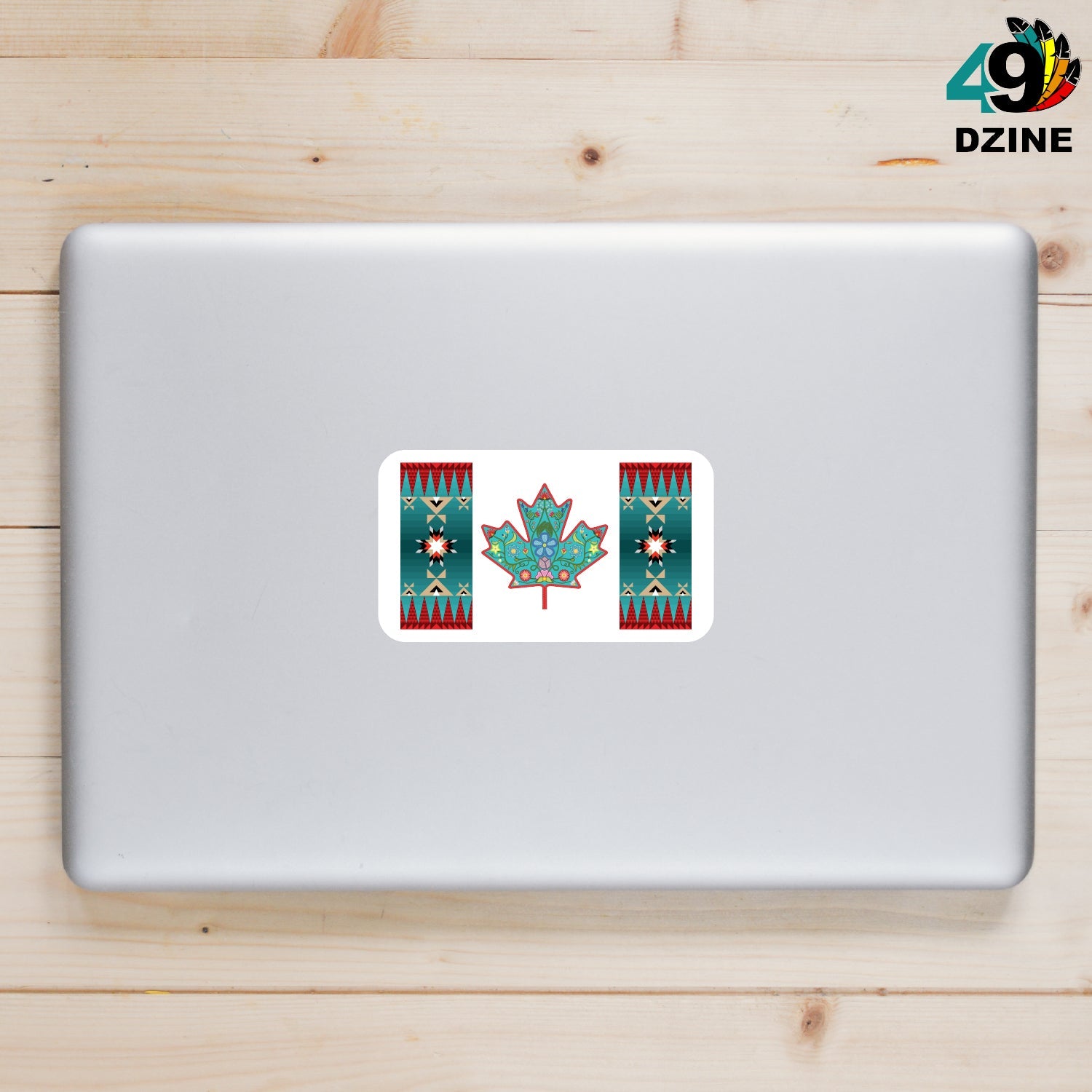 Indigenous Maple Flag Sticker