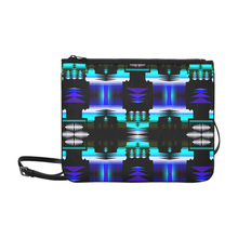 Load image into Gallery viewer, Midnight Sage Slim Clutch Bag
