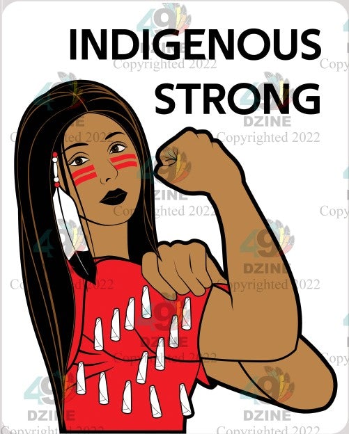 14-inch Indigenous Strong Transfer