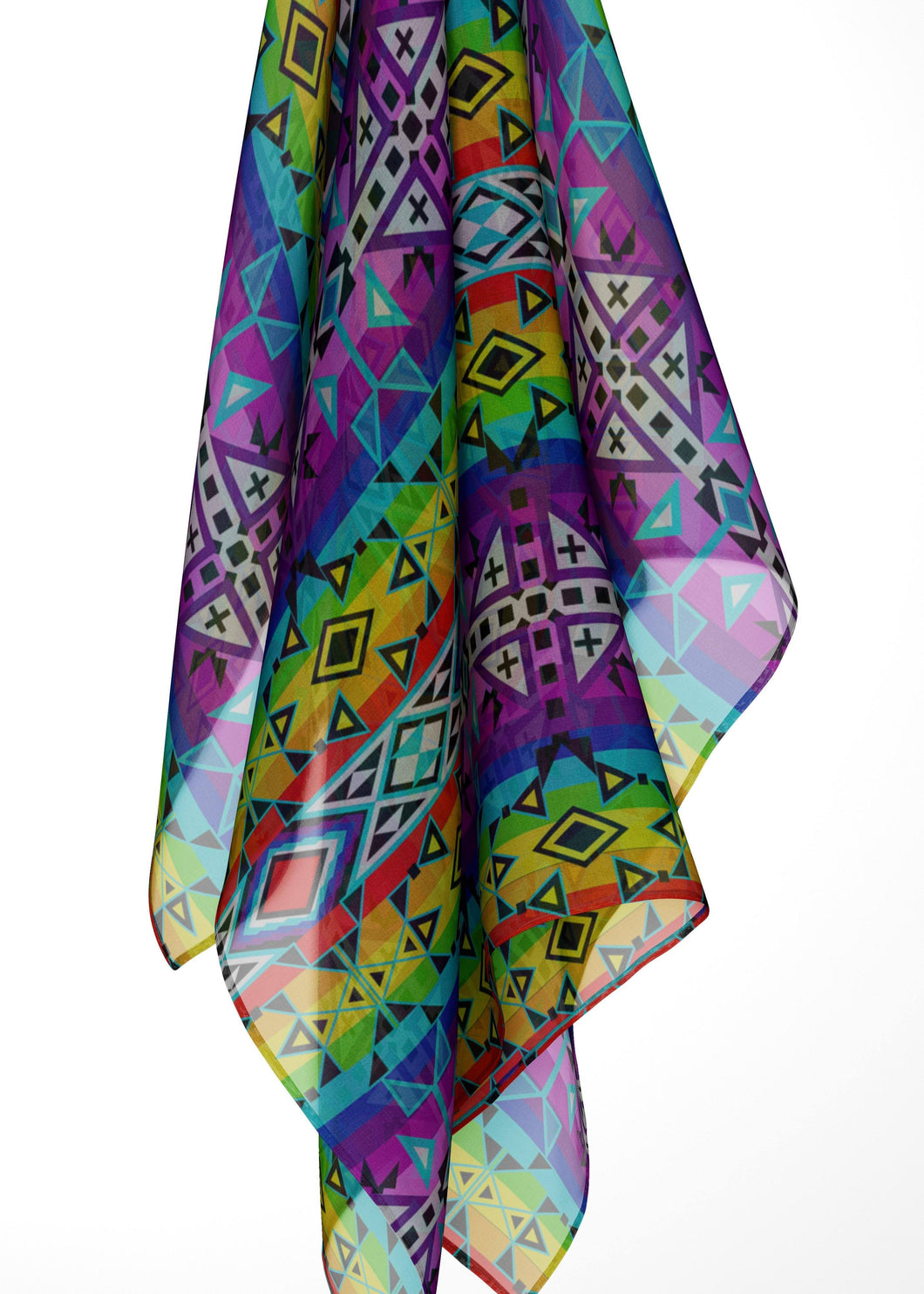 After the Rain Large Square Chiffon Scarf fashion-scarves 49 Dzine 