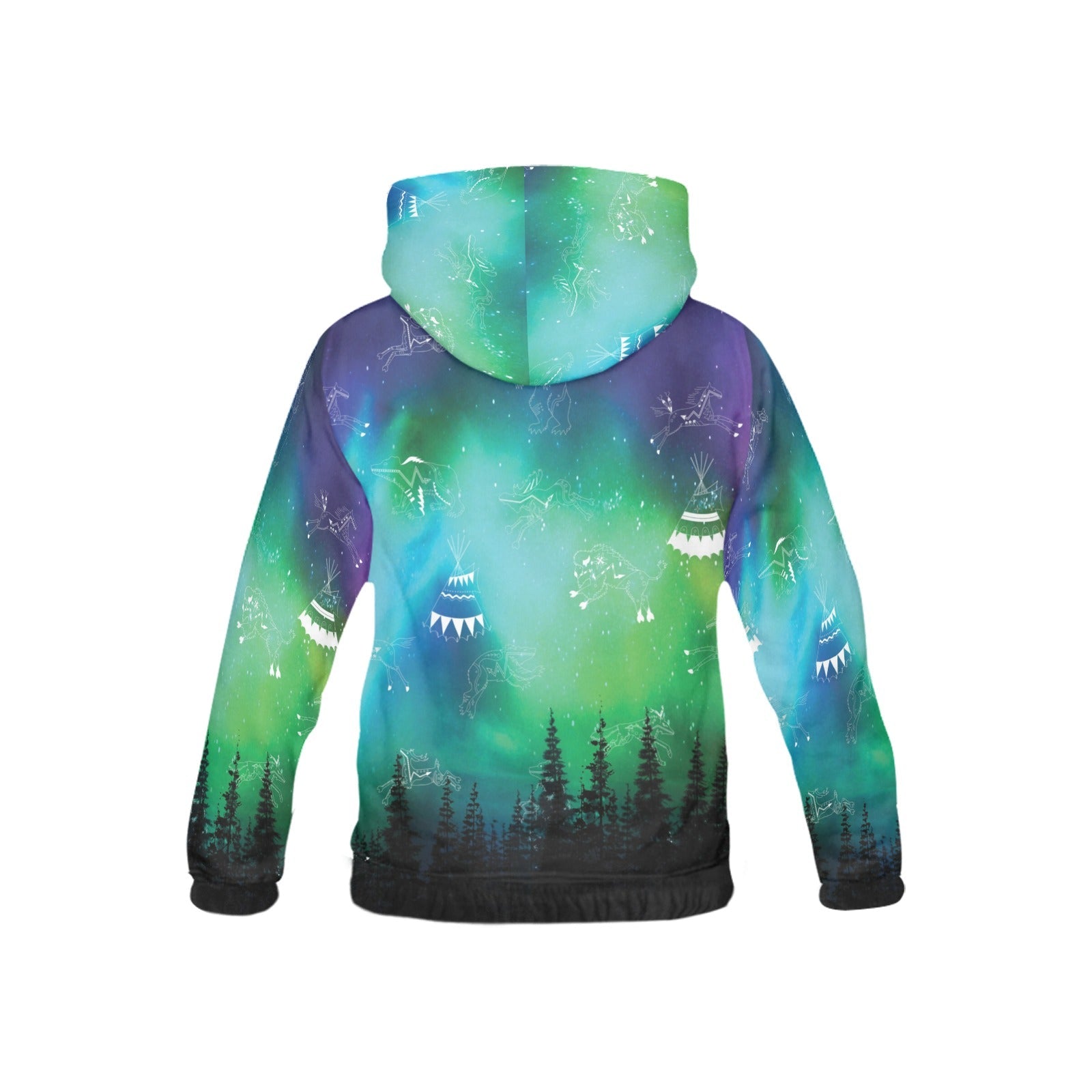 Aurora Medicine Animals All Over Print Hoodie for Kid (USA Size) (Model H13)