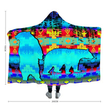Load image into Gallery viewer, Bear Clan Summer Meadows Cloak Hooded Blanket 49 Dzine Adult Size - 60&quot;x80&quot; 

