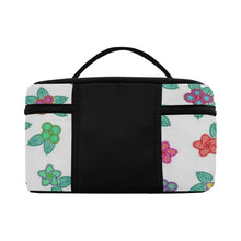 Load image into Gallery viewer, Berry Flowers White Cosmetic Bag
