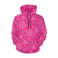 Load image into Gallery viewer, Berry Picking Pink All Over Print Hoodie for Women (USA Size) (Model H13) All Over Print Hoodie for Women (H13) e-joyer 
