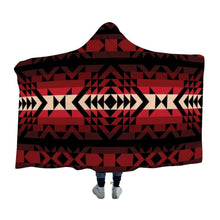 Load image into Gallery viewer, Black Rose Hooded Blanket blanket Herman 

