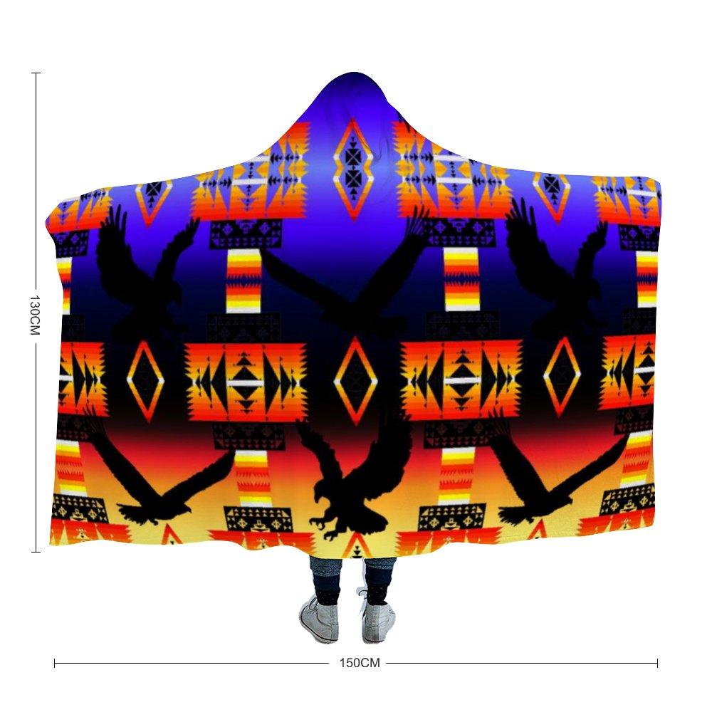 Eagle Horizon Cloak Hooded Blanket 49 Dzine Youth Size - 51"x60" 