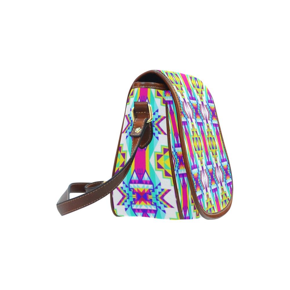 Fancy Champion Saddle Bag/Small (Model 1649) Full Customization bag e-joyer 