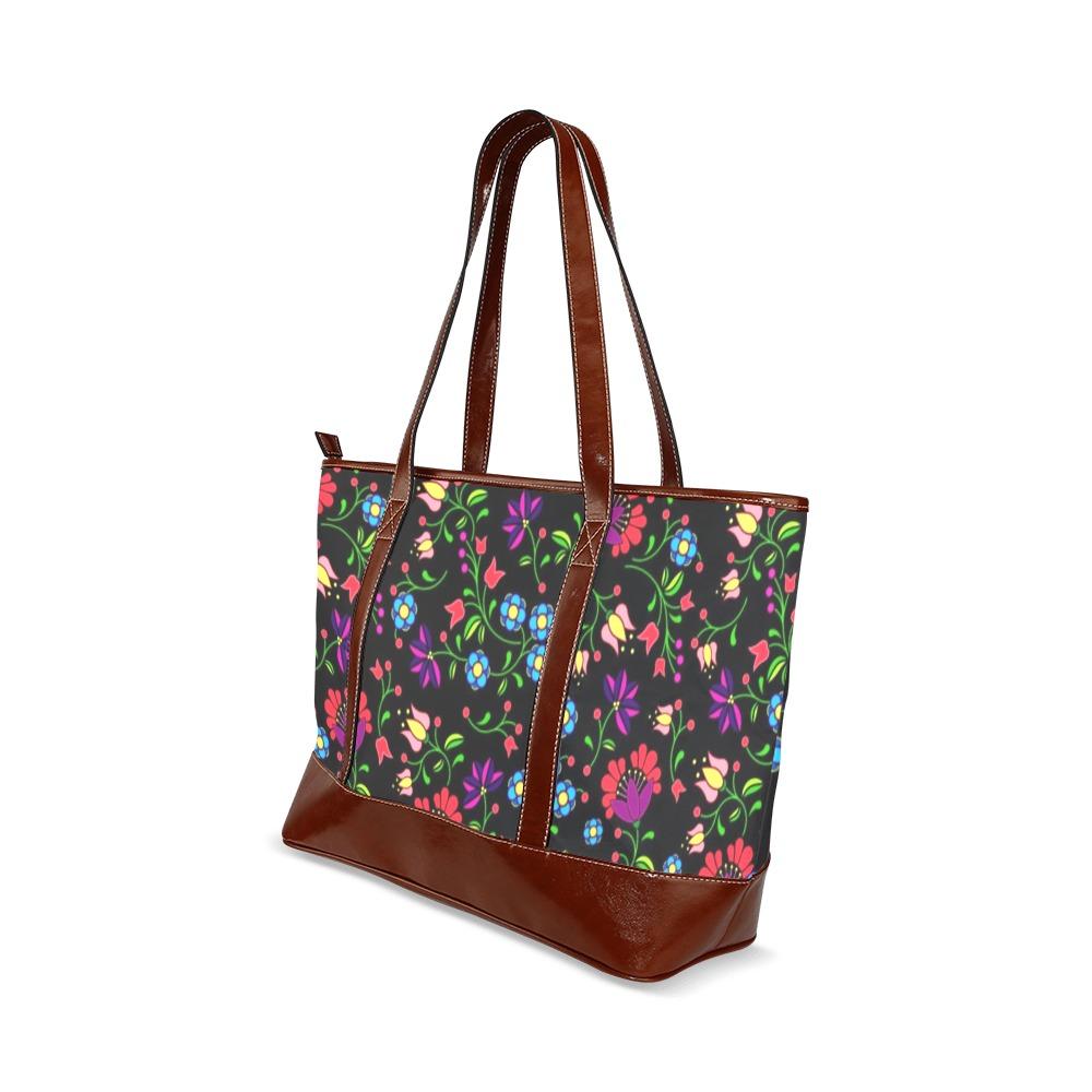 Fleur Indigine Tote Handbag (Model 1642) Tote Handbags (1642) e-joyer 