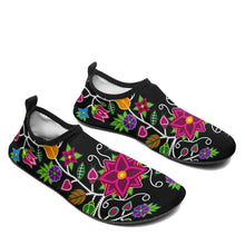 Load image into Gallery viewer, Floral Beadwork - 01 Sockamoccs Kid&#39;s Slip On Shoes 49 Dzine 
