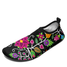 Load image into Gallery viewer, Floral Beadwork - 01 Sockamoccs Kid&#39;s Slip On Shoes 49 Dzine 
