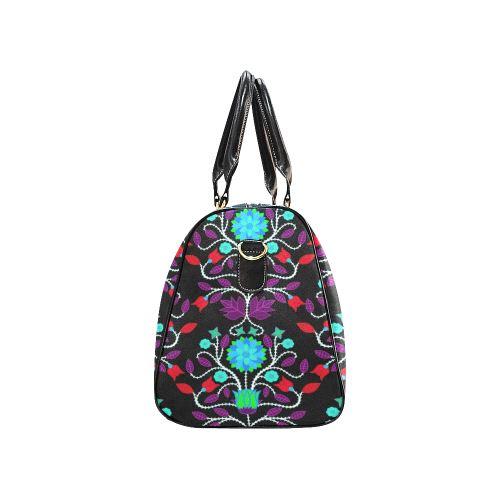 Floral Beadwork Four Clans Winter New Waterproof Travel Bag/Large (Model 1639) Waterproof Travel Bags (1639) e-joyer 