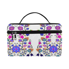 Load image into Gallery viewer, Floral Beadwork Seven Clans White Cosmetic Bag/Large (Model 1658) Cosmetic Bag e-joyer 

