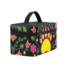 Load image into Gallery viewer, Floral Bearpaw Cosmetic Bag/Large (Model 1658) Cosmetic Bag e-joyer 
