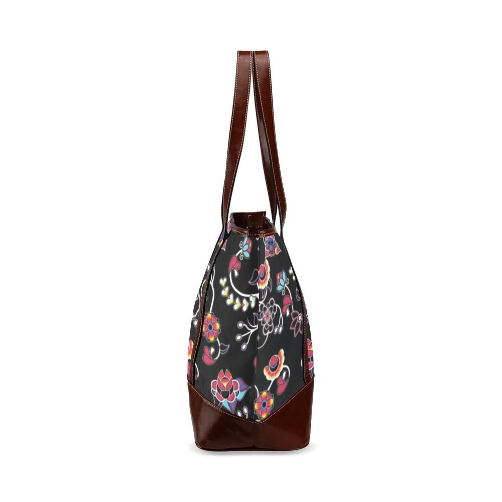 Floral Danseur Tote Handbag (Model 1642) Tote Handbags (1642) e-joyer 