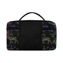 Load image into Gallery viewer, Floral Elk Cosmetic Bag/Large (Model 1658) Cosmetic Bag e-joyer 
