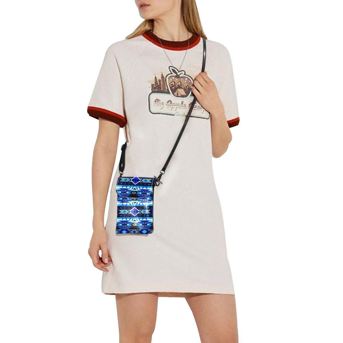 Force of Nature Winter Night Small Cell Phone Purse (Model 1711) Small Cell Phone Purse (1711) e-joyer 