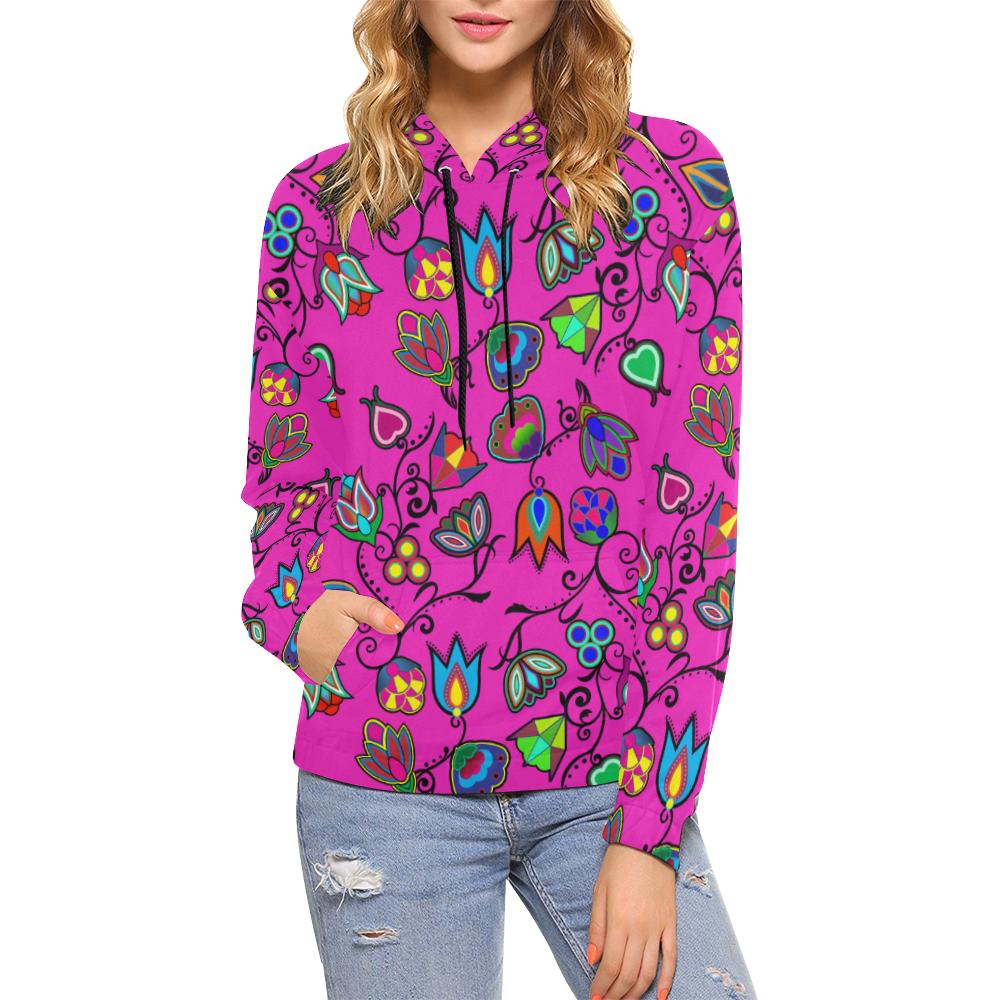 Indigenous Paisley All Over Print Hoodie for Women (USA Size) (Model H13) All Over Print Hoodie for Women (H13) e-joyer 