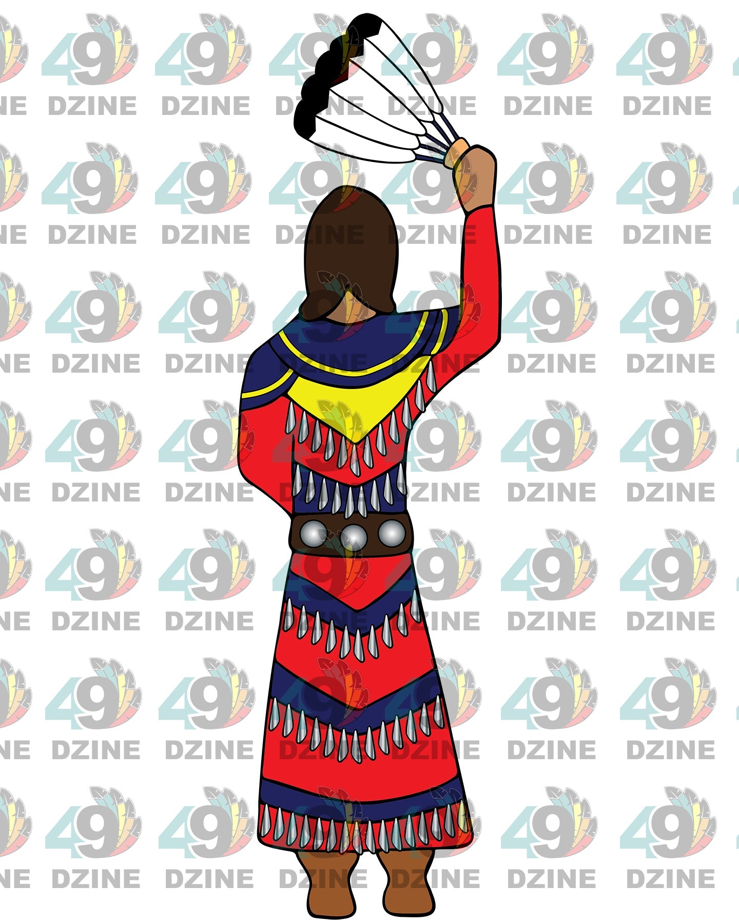 10-inch Jingle Dress Transfer