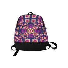 Load image into Gallery viewer, Kaleidoscope Bleu Fabric Backpack for Adult (Model 1659) Casual Backpack for Adult (1659) e-joyer 
