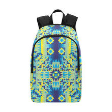 Load image into Gallery viewer, Kaleidoscope Jaune Bleu Fabric Backpack for Adult (Model 1659) Casual Backpack for Adult (1659) e-joyer 
