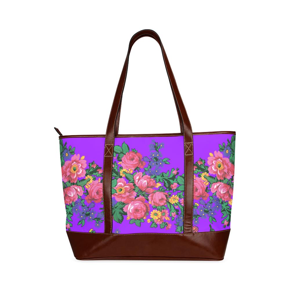 Kokum's Revenge-Lilac Tote Handbag (Model 1642) Tote Handbags (1642) e-joyer 