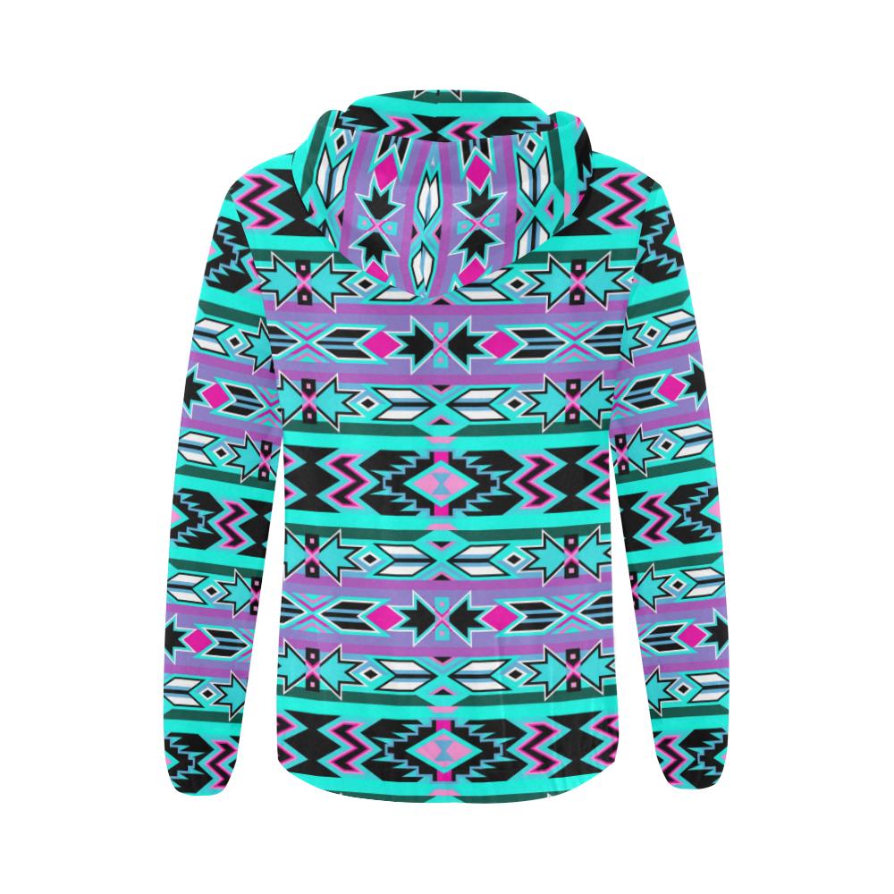 Northeast Journey All Over Print Full Zip Hoodie for Women (Model H14) All Over Print Full Zip Hoodie for Women (H14) e-joyer 