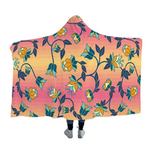 Load image into Gallery viewer, Orange Days Hooded Blanket blanket 49 Dzine 
