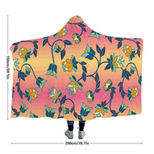Load image into Gallery viewer, Orange Days Hooded Blanket blanket 49 Dzine 
