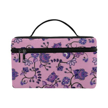 Load image into Gallery viewer, Purple Floral Amour Cosmetic Bag/Large (Model 1658) Cosmetic Bag e-joyer 
