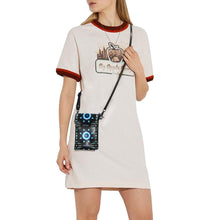 Load image into Gallery viewer, Rising Star Wolf Moon Small Cell Phone Purse (Model 1711) Small Cell Phone Purse (1711) e-joyer 
