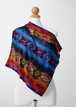 Load image into Gallery viewer, Sovereign Nation Sunset Satin Shawl Scarf 49 Dzine 
