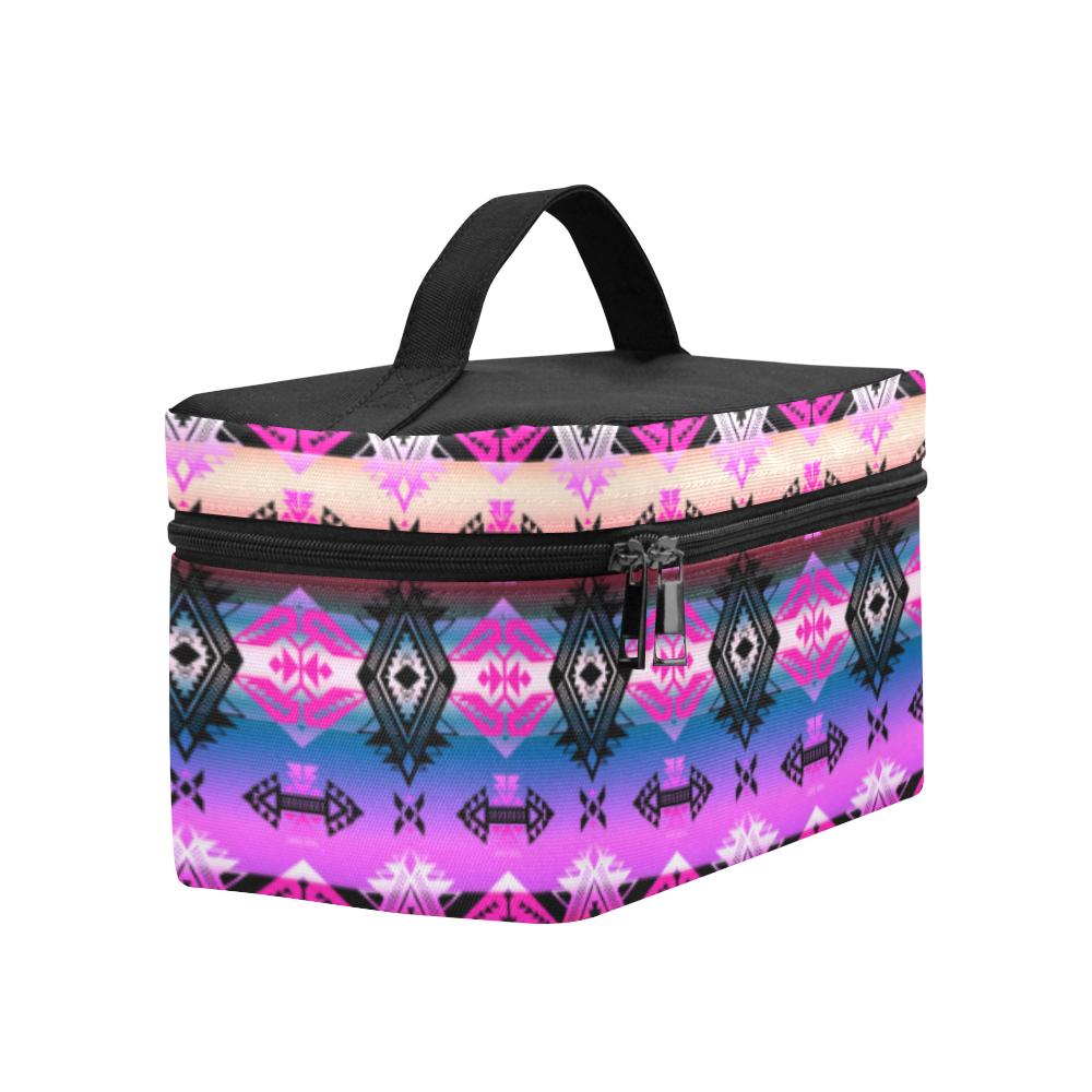 Soveriegn Nation Skies Cosmetic Bag/Large (Model 1658) Cosmetic Bag e-joyer 