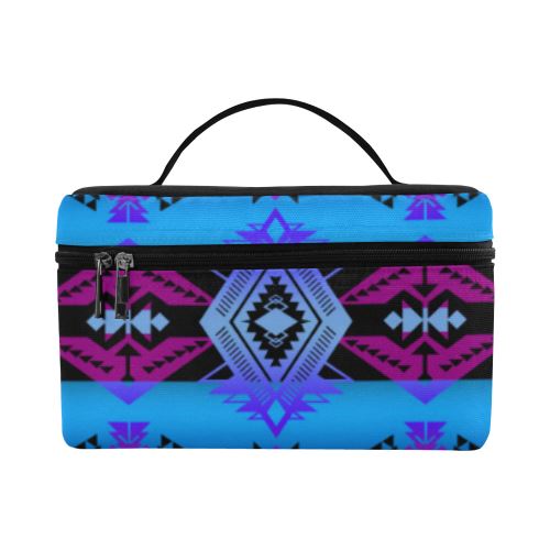 Soveriegn Nation Sunset Cosmetic Bag/Large (Model 1658) Cosmetic Bag e-joyer 