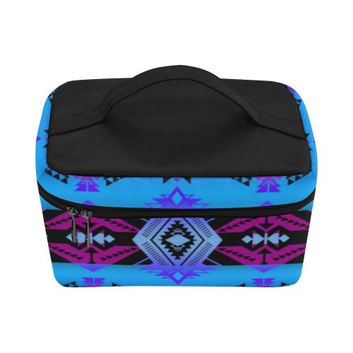 Soveriegn Nation Sunset Cosmetic Bag/Large (Model 1658) Cosmetic Bag e-joyer 