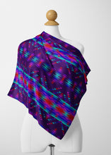 Load image into Gallery viewer, Visions of Peace Satin Shawl Scarf 49 Dzine 
