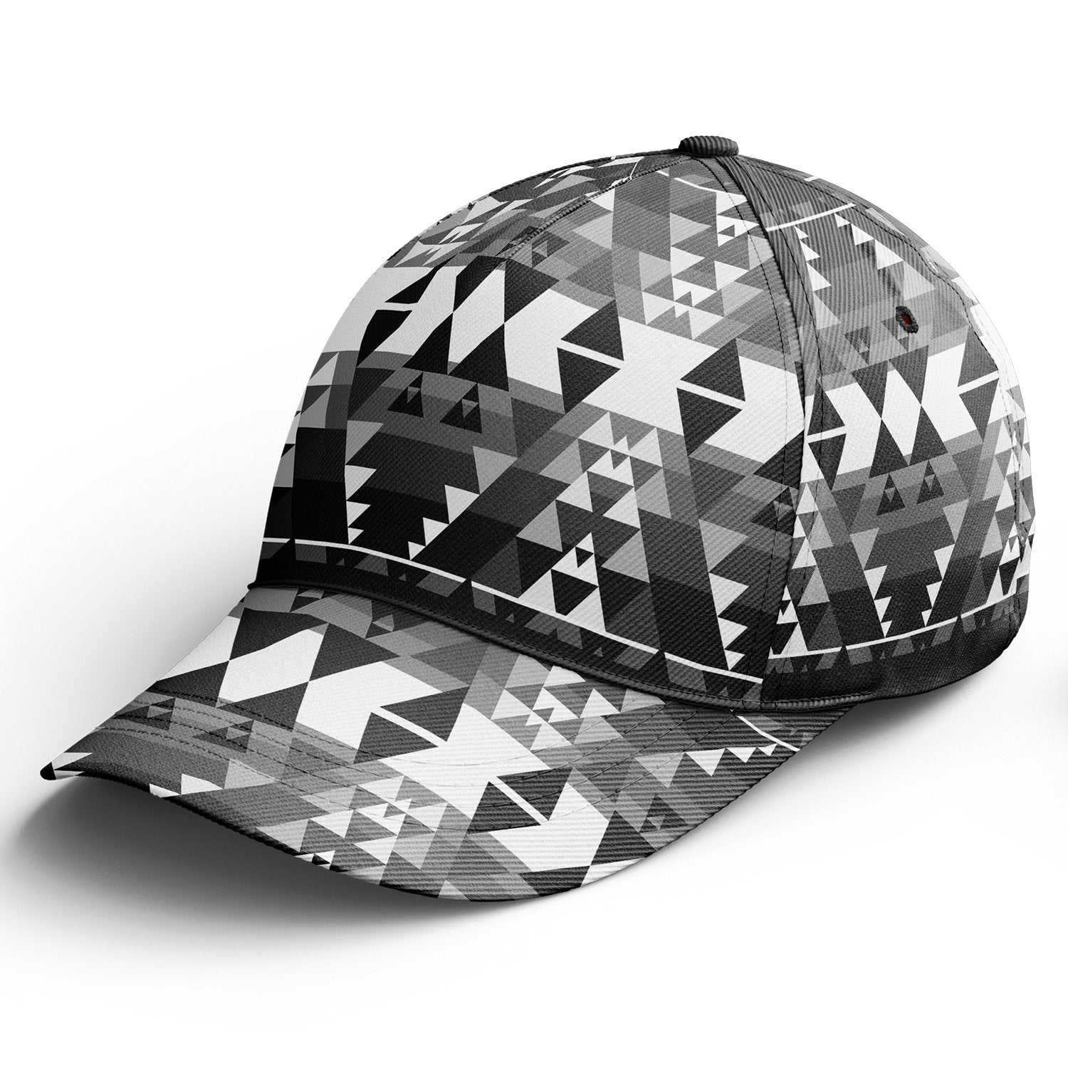 Writing on Stone Black and White Snapback Hat hat Herman 